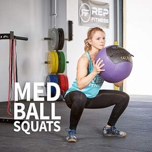 REP Weighted Slam Balls for Home Gym Fitness | 5-30 lb Soft Textured Medicine Ball Sizes | Heavy Sand-Filled Workout Weights for Strength, Core Training, Crossfit, Conditioning & Slam Ball Exercises