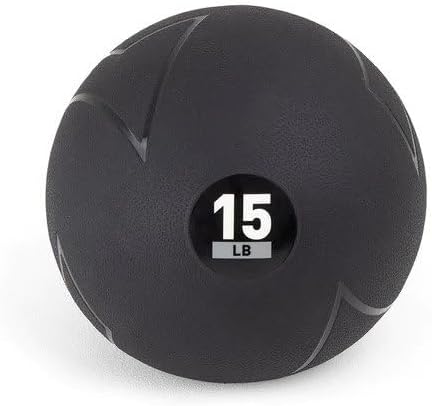 SMAI Slam Ball - Heavy-Duty Rubber, Sand-Filled - Durable, Pliable, and Tacky - Medicine Ball for Drops, Throws, Slams, and Full Body Workouts