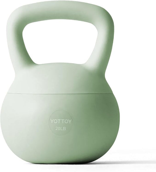 YOTTOY Soft Kettlebell,Kettlebell Anti-Slip Grip Weight for Home Workouts, Kettlebells Set Strength and Safety Guaranteed