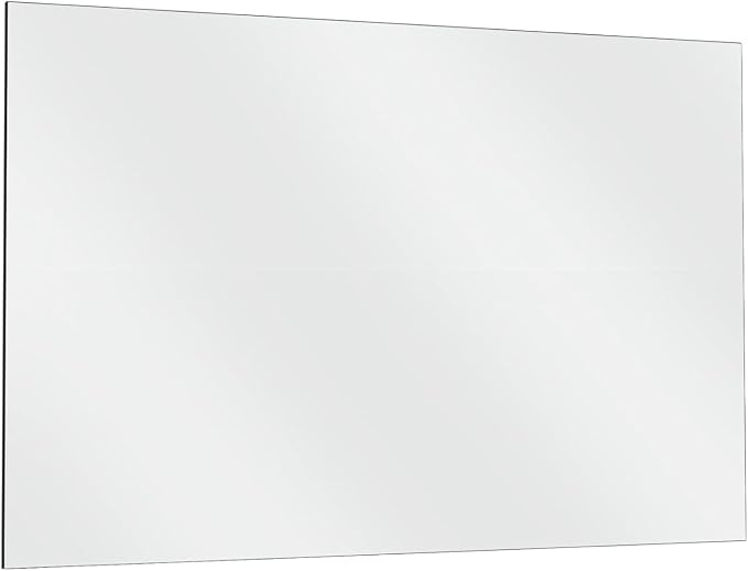 Fab Glass and Mirror Large Gym Mirror for Home Gym 48x60 - Full Length Ultra-Clear Annealed Glass Wall Mount - DIY Workout Display with Safety Backing - 1/4 Inch Low-Iron