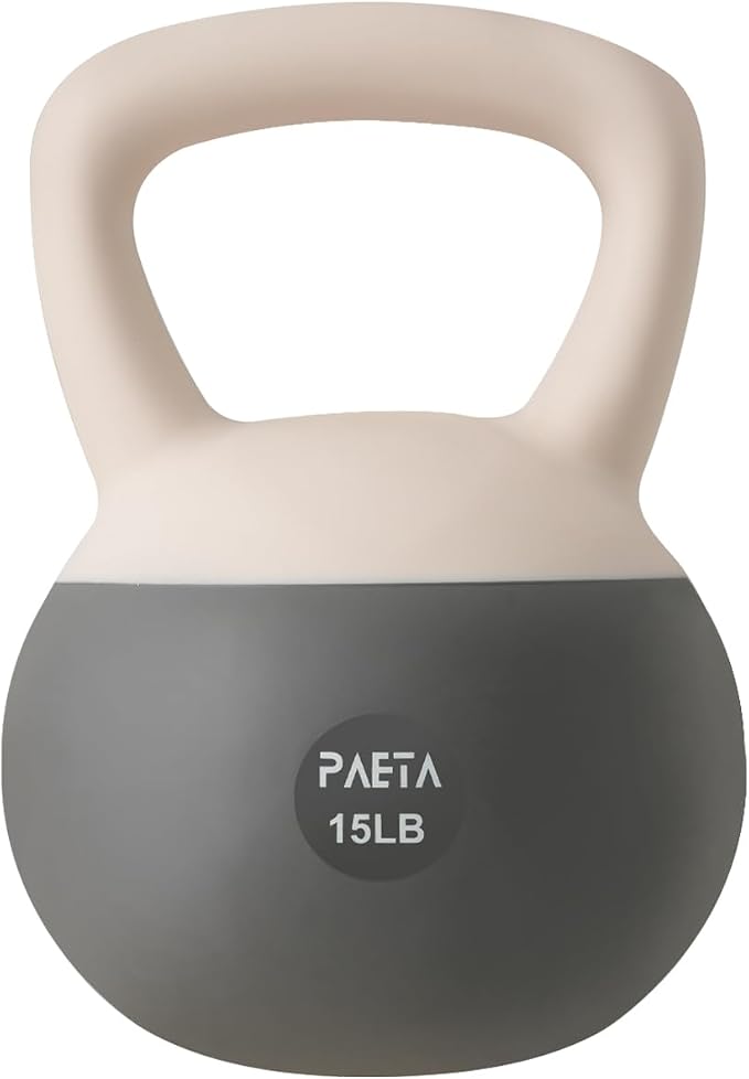 PAETA Soft Kettlebell for Home Fitness – Anti-Slip Grip & Wide Handle Design,Soft Kettlebell Set, Gentle Floor-Friendly Impact – 10lbs, 15lbs, 20lbs, for Home Functional Training