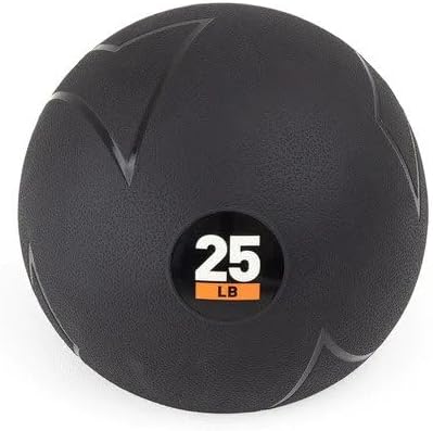 SMAI Slam Ball - Heavy-Duty Rubber, Sand-Filled - Durable, Pliable, and Tacky - Medicine Ball for Drops, Throws, Slams, and Full Body Workouts