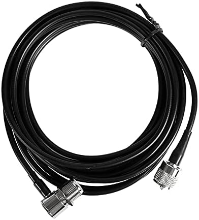 Mobile Radio Quad Band ANT-7900D Antenna 144/220/350/440MHz | for QYT KT-7900D Car Radio Includes RB400 Bracket Clip and 16.4FT Antenna Cable