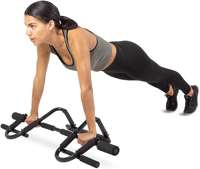 Upgrade Pull Up Bar for Doorway - Max Capacity 330 lbs, Portable Upper Body Workout Bar for Strength Training