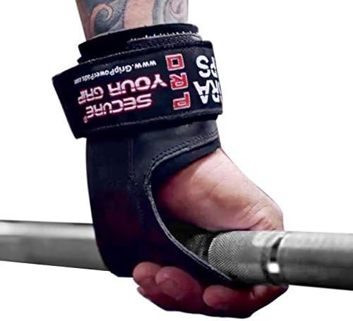Cobra Grips Weight Lifting Gloves with Adjustable Neoprene Padded Wrist Wraps - Heavy Duty Alternative to Power Lifting Hooks for Deadlifts