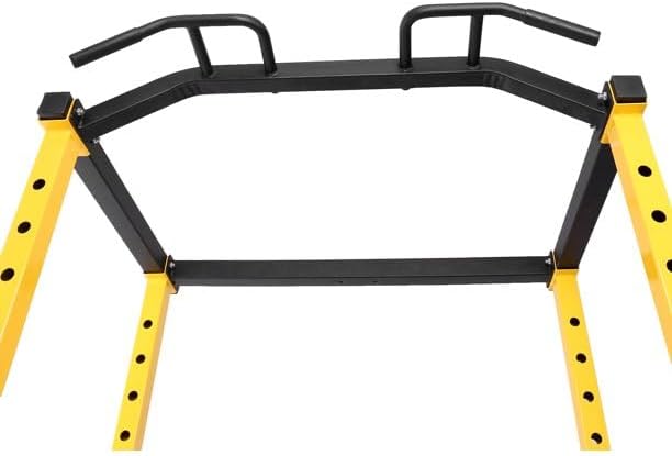 Fitvids Multiple Specifications Power Cage Squat Rack, Includes J-Hooks and Safety Straps, Other Optional Accessories