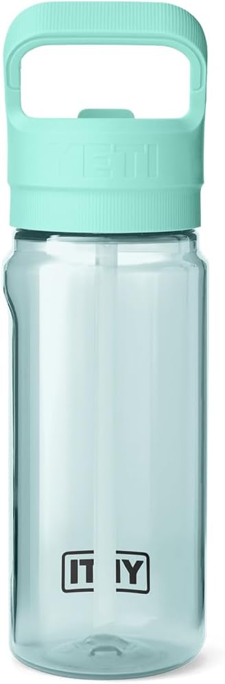 YETI Yonder 600 ml/20 oz Water Bottle with Yonder Straw Cap, Seafoam