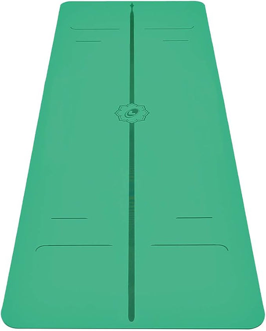 Liforme Evolve Yoga Mat - Patented Alignment Design, Advanced Non-Slip Grip | Eco-friendly, Non-Toxic, Sweat-Resistant, long, wide, 4.2mm thick mat for comfort, recommended for Hot Yoga, Free Yoga Bag