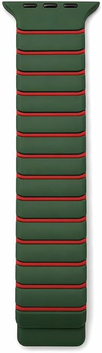 X-it Magnetic Watch Band for Apple Watch Ultra 49mm, 46mm/45mm/44mm, Silicone Sport Strap with Strong Magnet for Men and Women, Compatible with Apple Watch Series 11/10/9/8/7/6/5/4/3/2/1 and SE