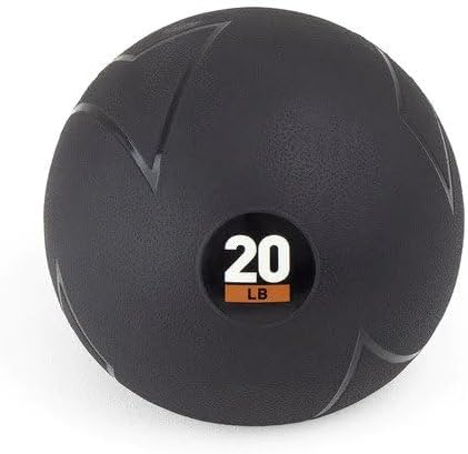 SMAI Slam Ball - Heavy-Duty Rubber, Sand-Filled - Durable, Pliable, and Tacky - Medicine Ball for Drops, Throws, Slams, and Full Body Workouts