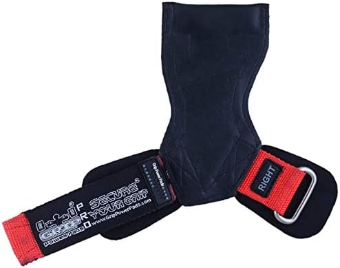 Lifting Grips PRO Weight Gloves Heavy Duty Barbell Gymnastics Straps Alternative to Power Hooks Deadlifts Adjustable Neoprene Padded Wrist Wrap