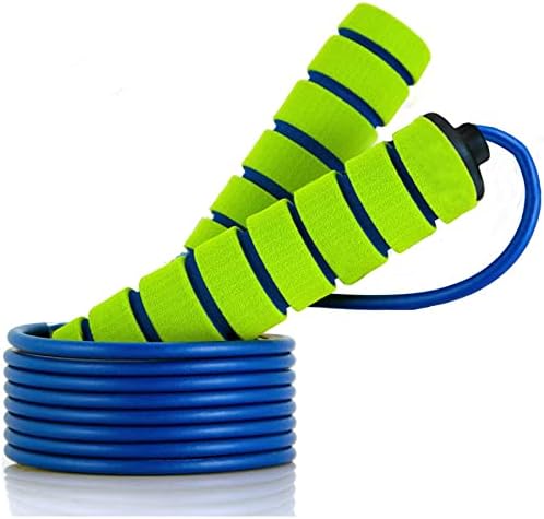 Jump Rope, Jump Ropes for Kids, 2 Pack Kids Jump Rope Lightweight &Adjustable &Durable jumping rope for Fitness-Speed Jump Rope for Women Men Youth, Foam Grips Handles for, Workout