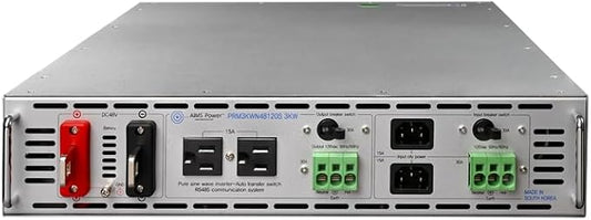 AIMS 3000W NEG. 48V Rack Mount Inverter to 120 Volt AC – 1U (-48V)