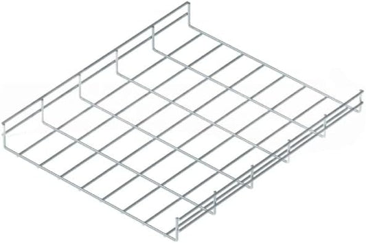 Kable Kontrol Cable Tray- 5 Feet Long - 16" Width, 2” Depth – Wire Mesh Tray Cable Management Rack Cords Organizer Cable Basket, Zinc Plated Steel NEC Approved for Network, Fiber Optic, Cabling
