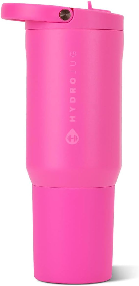 HydroJug Sport 20 oz Insulated Stainless Steel Water Bottle, Razzle