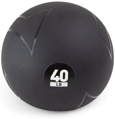 SMAI Slam Ball - Heavy-Duty Rubber, Sand-Filled - Durable, Pliable, and Tacky - Medicine Ball for Drops, Throws, Slams, and Full Body Workouts
