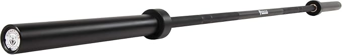 Fitvids Olympic Cerakote Barbell for Home & Commercial Gyms, 190K PSI Tensile Strength Rated for up to 1500LB Capacity