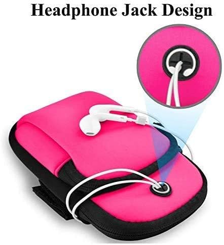 Running Armband Cell Phone Holder for iPhone 17 16 16e 15 14 13 12 11 Pro Max Xs Xr X Plus Mini Air, Galaxy S22 S23 S24 S25 S26 Ultra Note 20,Sport Arm Band Sleeve on Run Gym Exercise Workout