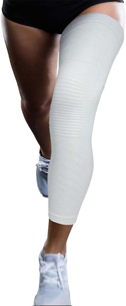 Zensah Full Leg Compression Sleeve - Support for Thigh, Knee, Calf for Men, Women, Running, Basketball, Football