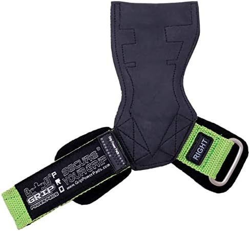 Lifting Grips PRO Weight Gloves Heavy Duty Barbell Gymnastics Straps Alternative to Power Hooks Deadlifts Adjustable Neoprene Padded Wrist Wrap