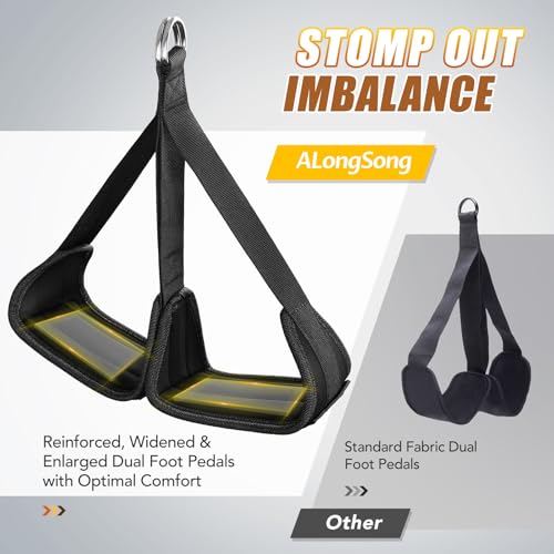 Pull Up Assistance Bands with Foot Support Pedal - Upgraded Heavy Duty Resistance Bands Adjustable Weight/Height with Bands&Measured Strap for Strength Training Home Gym - Image 2