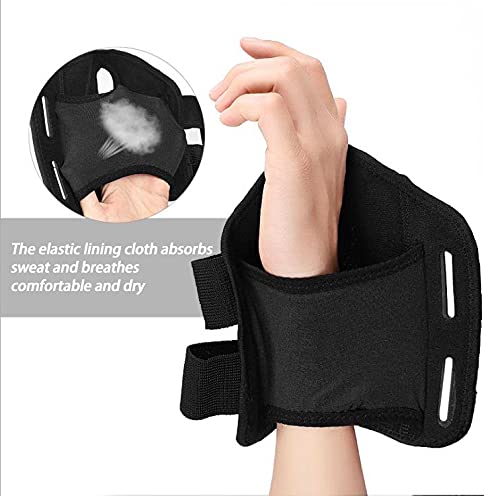 NuCamper Wrist Brace for Carpal Tunnel Night Wrist Support Left Hand Black | Wrist Splint for Men Women, Tendonitis Arthritis Pain Relief,Adjustable Compression Hand Braces, Sleeping, Office Work Typing