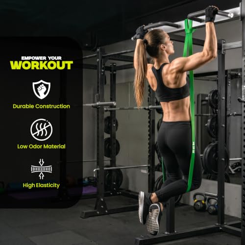 Pull Up Resistance Bands Set of 5, Heavy Duty Natural Latex Bands - Image 5