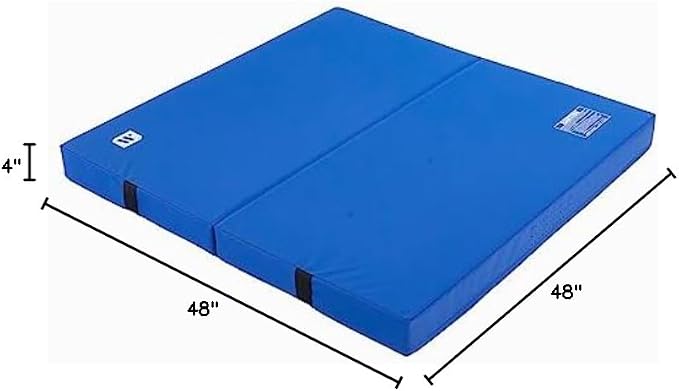 We Sell Mats Bifolding Gymnastics Crash Landing Mat Pad, Safety for Tumbling, Back Handspring Training and Cheerleading