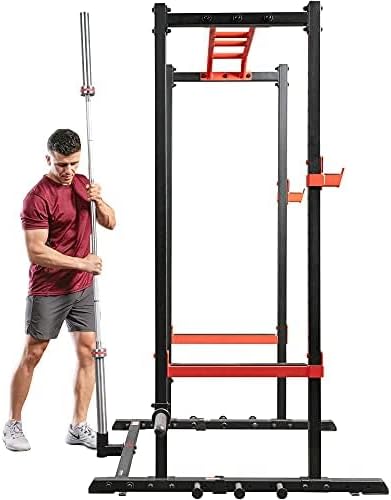 Sunny Health & Fitness Power Cage Squat Rack Attachments for Home Gym | Strength Training, Expanded Workout Variety, Durable Construction, Secure Fit, Quick Installation, Versatile Exercise Support