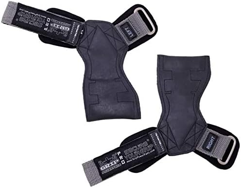 Lifting Grips PRO Weight Gloves Heavy Duty Barbell Gymnastics Straps Alternative to Power Hooks Deadlifts Adjustable Neoprene Padded Wrist Wrap