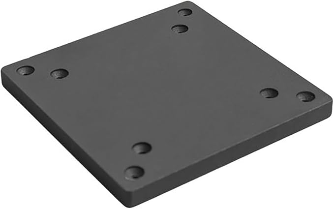 Counterweight for Monitor Arm - 1.1Ib/3.3lb/5.5lb Iron Weight Plate with VESA 75/100 Holes, Universal Compatible for Phone & Tablet Mounts, Solve Monitor Stand Sagging & Floating Issues (1.1)