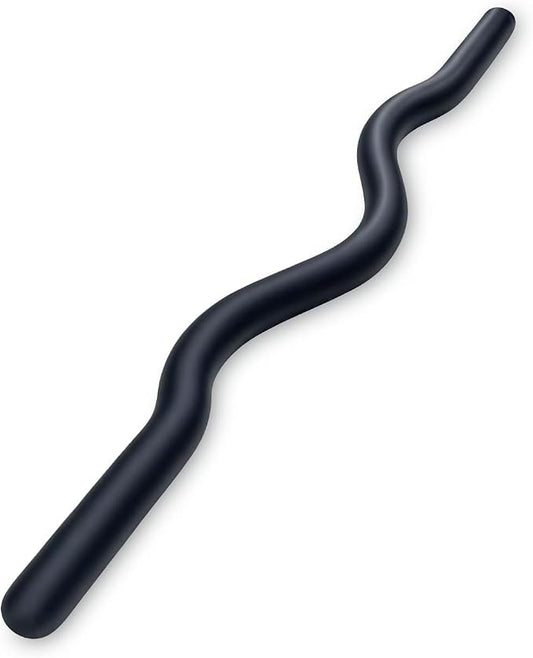 Weighted Workout EZ Curl Bar, Strength Training Bars, Soft Silicone Surface with Solid Steel Exercise Bar Barbell for Yoga, Pilates,Body Toning,and Strength Training