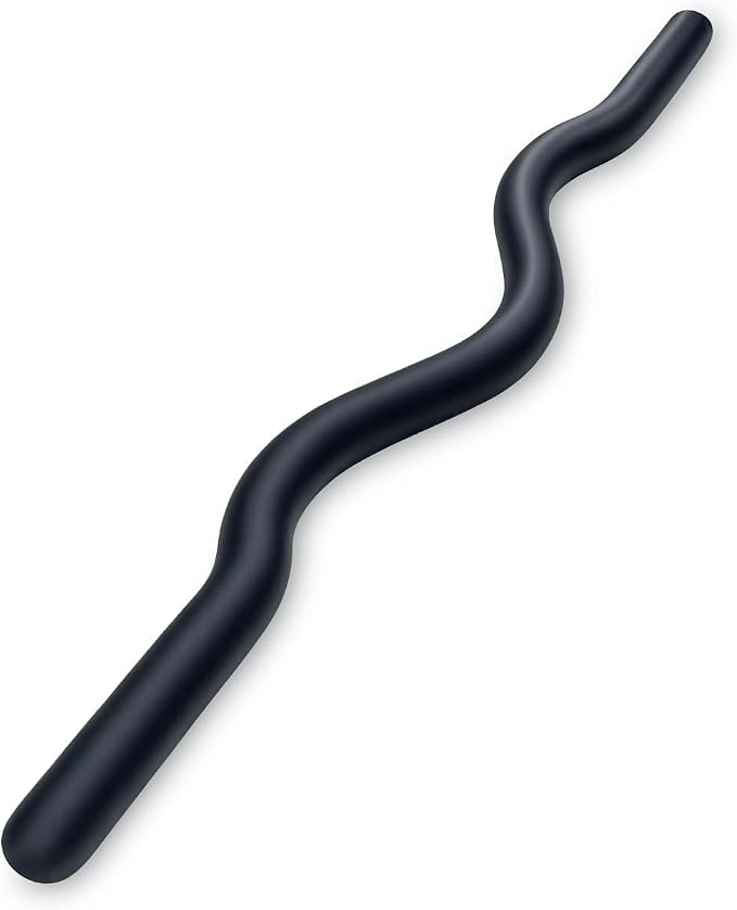 Weighted Workout EZ Curl Bar, Strength Training Bars, Soft Silicone Surface with Solid Steel Exercise Bar Barbell for Yoga, Pilates,Body Toning,and Strength Training