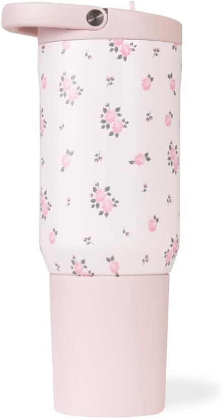 HydroJug Sport 20 oz Insulated Stainless Steel Water Bottle, Wildrose