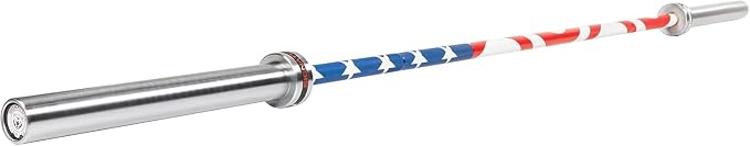 Fitvids Olympic Cerakote Barbell for Home & Commercial Gyms, 190K PSI Tensile Strength Rated for up to 1500LB Capacity