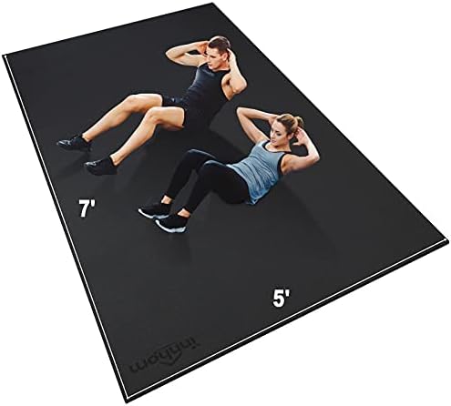 innhom Large Exercise Mat 7'x5'/8'x6'/9'x6'/10'x6' Workout Mat Gym Flooring for Home Gym Mats Exercise Mats for Home Workout Thick Floor Mat for Fitness