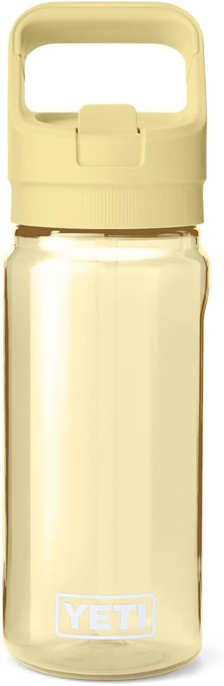YETI Yonder 600 ml/20 oz Water Bottle with Yonder Straw Cap, Daybreak Yellow