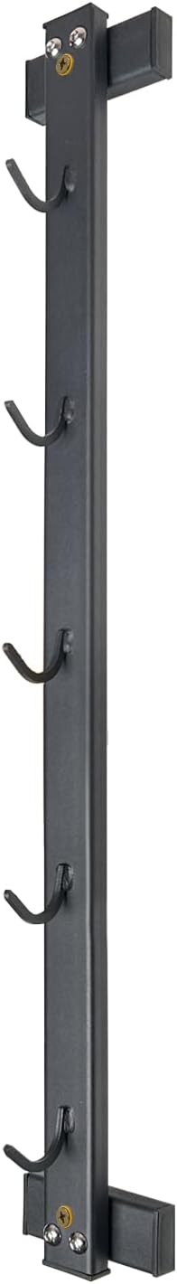 BLUSLM Wall Mounted Lat Pull Down Bar Organizer with Hooks, Home Gym Storage Rack for Lat Pulldown Attachments, Cable Attachments Rack for Gym Accessories