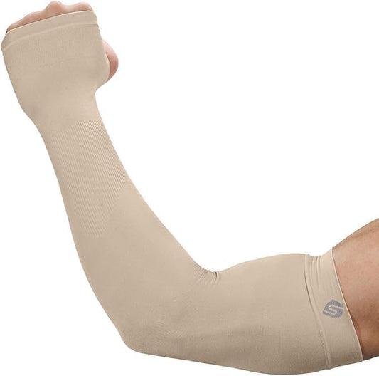 Arm Sleeves for Men Women UV Sun Protection Compression Arm Warmer Tattoo Cover Up, Sports Golf Cooling Sleeves