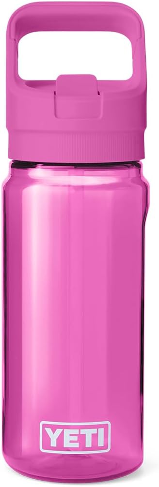 YETI Yonder 600 ml/20 oz Water Bottle with Yonder Straw Cap, Wildflower Fuchsia