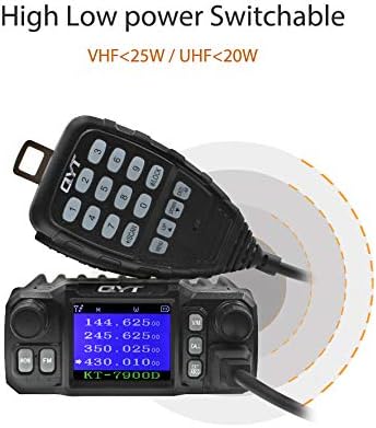 KT-7900D Mini Mobile Radio KT7900D 25W Quad Band Quad Standby Car Radio Walkie Talkie