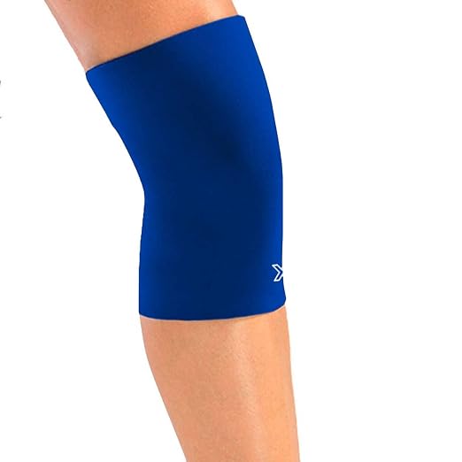 Body Helix Full Knee Compression Sleeve for Knee Pain Relief - Arthritis, Meniscus, Swelling, ACL, Sprains - Knee Sleeve for Women and Men (Royal Blue, Small)