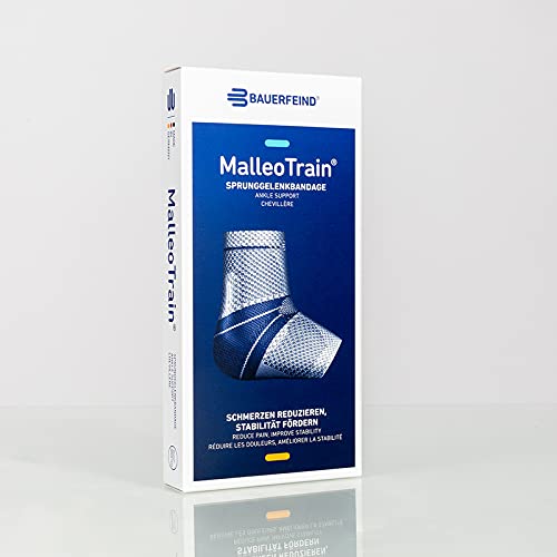 Bauerfeind - MalleoTrain - Ankle Support Brace - Helps Stabilize the Ankle Muscles and Joints For Injury Healing and Pain Relief - Left Foot - Size 3 - Color Beige