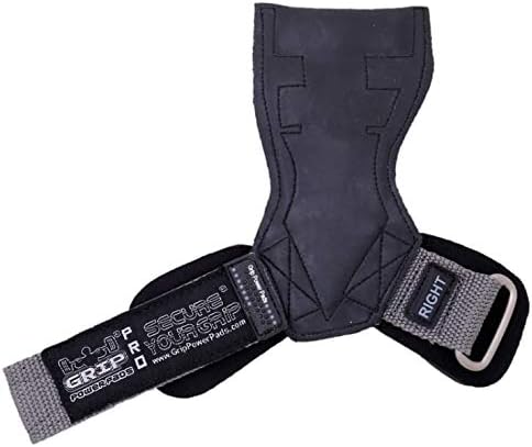 Lifting Grips PRO Weight Gloves Heavy Duty Barbell Gymnastics Straps Alternative to Power Hooks Deadlifts Adjustable Neoprene Padded Wrist Wrap