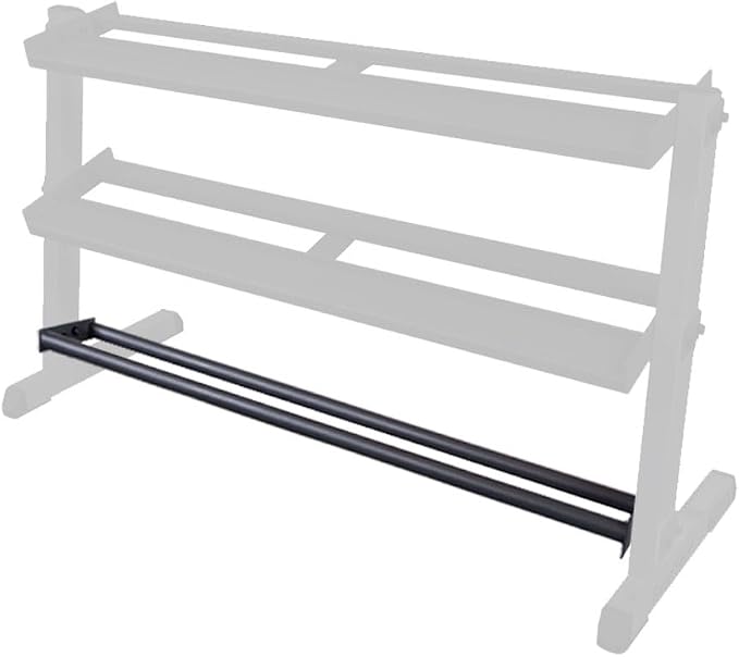 Body Solid (GMRT6) Optional 3rd-Tier for GDR60 Dumbbell Rack, Medicine and Slam Balls Additional Storage Solution, Commercial and Home Gym Weight Rack Organization, Black (Add-on Shelf Only)