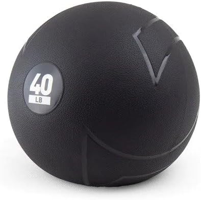 SMAI Slam Ball - Heavy-Duty Rubber, Sand-Filled - Durable, Pliable, and Tacky - Medicine Ball for Drops, Throws, Slams, and Full Body Workouts