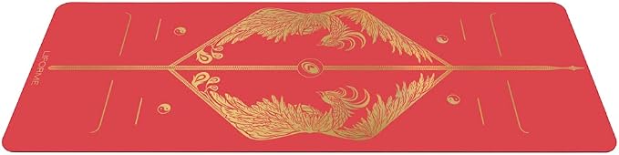 Liforme Zodiac Yoga Mat - Patented Alignment Design, Advanced Non-Slip Grip | Eco-friendly, Non-Toxic, Sweat-Resistant, long, wide, 4.2mm thick mat for comfort, recommended for Hot Yoga, Free Yoga Bag