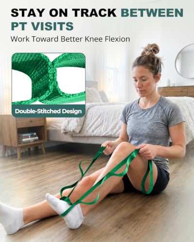Trideer Stretching Strap with Loops, Yoga Strap, Stretch Bands for Exercise - Image 4
