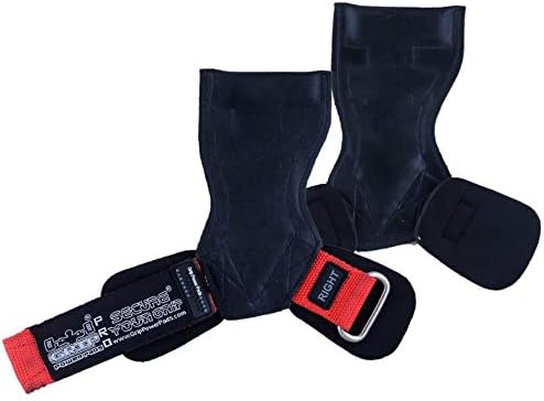 Lifting Grips PRO Weight Gloves Heavy Duty Barbell Gymnastics Straps Alternative to Power Hooks Deadlifts Adjustable Neoprene Padded Wrist Wrap