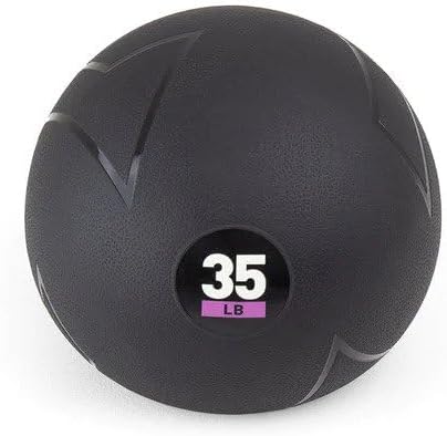 SMAI Slam Ball - Heavy-Duty Rubber, Sand-Filled - Durable, Pliable, and Tacky - Medicine Ball for Drops, Throws, Slams, and Full Body Workouts